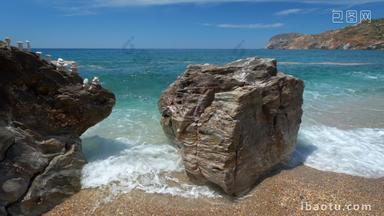 米洛斯岛希腊<strong>岩石</strong>目的地